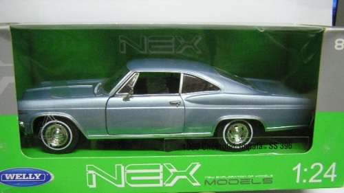 Welly Diecast Model Car 22417 Chevy Chevrolet Impala SS 396 1965 1/24 scale new in pack
