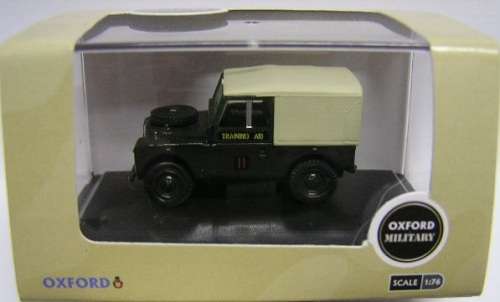 Oxford Diecast Model Car LAN188022 Land Rover Series I 1 88" 88 inch Canvas 6th Training Reg 1/76 OO