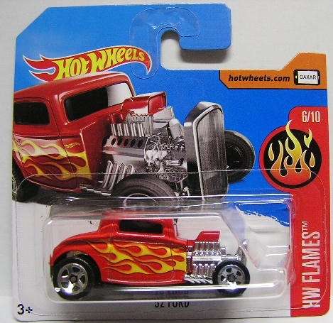 Hotwheels Hot Wheels Diecast Model Car 2017 146 / 365 Ford 1932 Flames 1/64 scale new