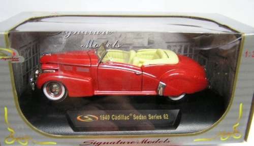 Signature Diecast Model 32337 Cadillac Eldorado Sedan Series 62 Conv 1940 1/32 scale new in pack