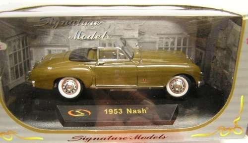 Signature Diecast Model Car 32332 Nash Convertible 1953 1/32 scale new in pack