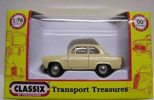 Classix Diecast Model Car EM76866 Ford 100E 100 E Popular 2 door 1/76 OO railway scale new in pack