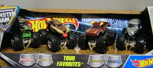 Hotwheels Hot Wheels Model Car Monster Jam Series Tour Favourites Grave Digger Mutt El Toro Police