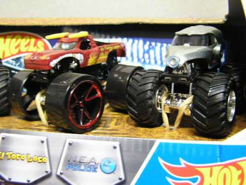 Hotwheels Hot Wheels Model Car Monster Jam Series Tour Favourites Grave Digger Mutt El Toro Police