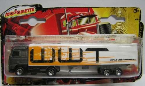 Majorette Diecast Model Volvo FH10 FH 10 Truck & Box Trailer "WWT"  1/100 scale new in pack