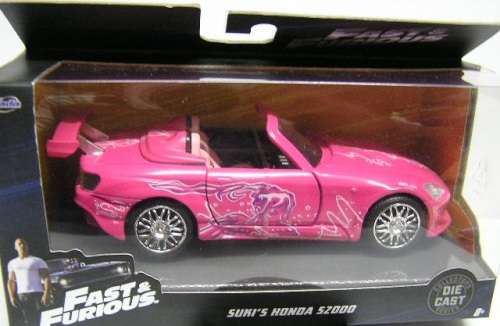 JADA Diecast Model Car Honda S2000 S 2000 Suki Fast & Furious Movie Film TV 1/32 scale new in pack