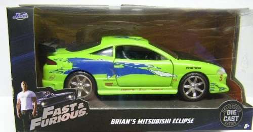 JADA Diecast Model Car Mitsubishi Eclipse Brian Fast & Furious Movie Film TV 1/32 scale new in pack