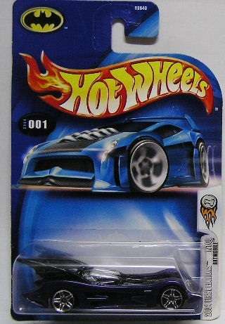 Hotwheels Hot Wheels Diecast Model Car First Ed 2004 No 1 Batmobile  Movie Film TV 1/64 scale new