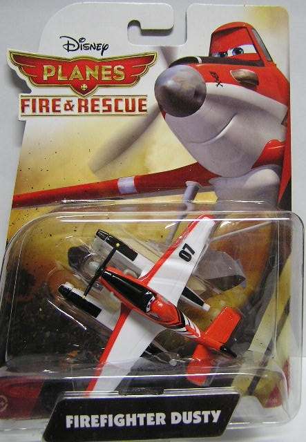 Mattel Disney Pixar Movie Film Model Planes Fire & Rescue Firefighter Dusty No 07 new in pack
