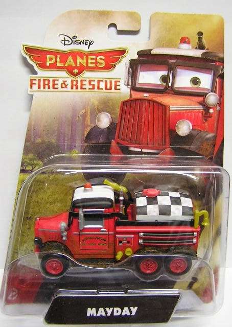 Mattel Disney Pixar Movie Film Model Planes Fire & Rescue Mayday Airport Crash Fire Engine Truck new