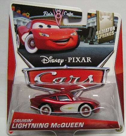 Disney Pixar Diecast Model Car Cars 2 Movie Film WGP Series Radiator Springs Cruisin McQueen 1/55 sc