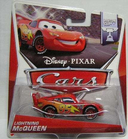 Disney Pixar Diecast Model Car Cars 2 Movie Film WGP Series Piston Cup Lightning McQueen No 95 1/55