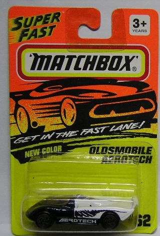 Matchbox Diecast Model Car Superfast 1994 No 62 Oldsmobile Aerotech 1/64 scale new in pack