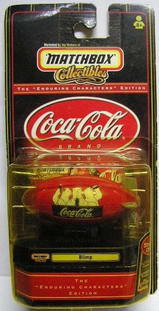 Matchbox Diecast Model Collectible Coke Coca Cola Blimp new in pack