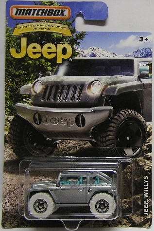 Matchbox Diecast Model Car Jeep Anniv Series Willys Jeep new in pack