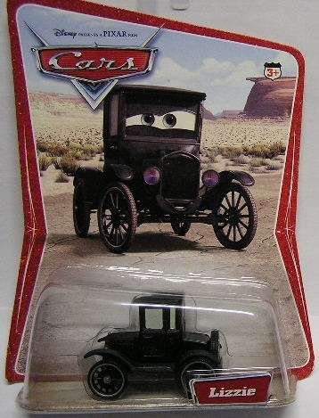 Disney Mattel Pixar Diecast Model Car Cars Movie Original Lizzie 1/55 scale new in pack