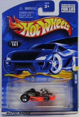 Hotwheels Hot Wheels Diecast Model Car 2001 No 141 Go Kart No 6 new in pack