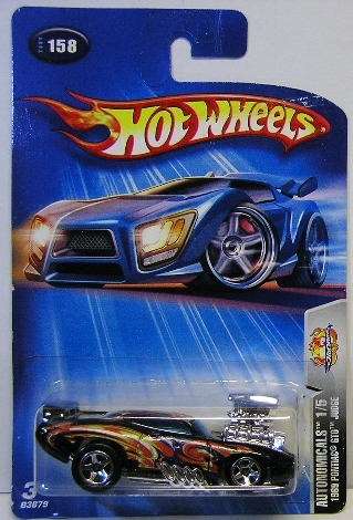 Hotwheels Hot Wheels Diecast Model Car 2004 No 158 Pontiac GTO Judge 1969 Autonomicals 1/64 scale
