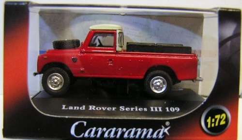 Cararama Hongwell Diecast Model Car Land Rover Series III 3 109" inch Pickup 1/72 OO railway scale