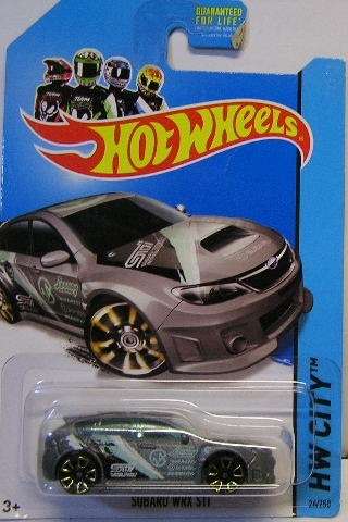 Hotwheels Hot Wheels Diecast Model Car Treasure Hunt 2014 26 / 250 Subaru WRX STi 1/64 scale new