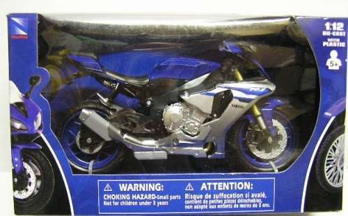 NewRay New Ray Diecast Model Motorcycle Bike Yamaha YZF R1 R 1 1/12 scale new in pack