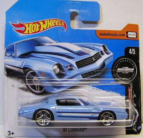 Hotwheels Hot Wheels Diecast Model Car 2017 250 / 365 Chevy Chevrolet Camaro 1981 50th Anniv 1/64 sc