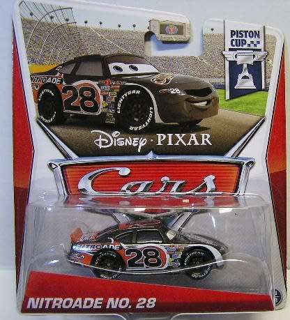 Disney Pixar Diecast Model Car Cars 2 Movie Film Piston Cup Series Nitroade No 28 1/55 scale new