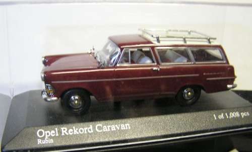 Minichamps Diecast Model Car 040212 Opel Rekord Caravan Stationwagon Ltd Ed 1/43 scale new in pack