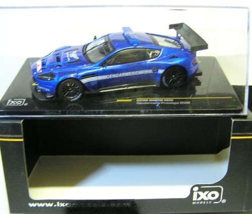 IXO Diecast Model Car MOC085 Aston Martin DBR 9 DBR9 Police "Gendarmerie" Prototype 2006 1/43 scale