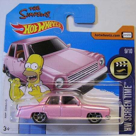 Hotwheels Hot Wheels Diecast Model Car 2017 112 / 365 Simpsons Homer TV Screen Time 1/64 scale new