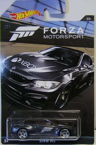 Hotwheels Hot Wheels Diecast Model Car Forza BMW M4 M 4 X Box Gaming Car 1/64 scale new in pack