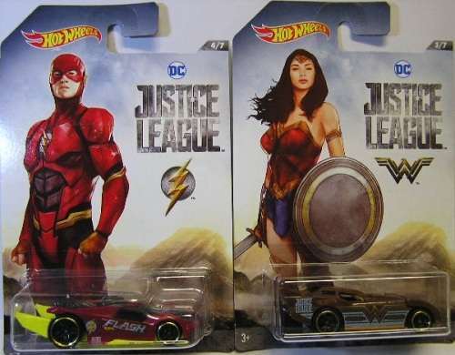 Hotwheels Hot Wheels Diecast Model Car Justice League Set TV Movie Wonder Woman Superman Batman Flas