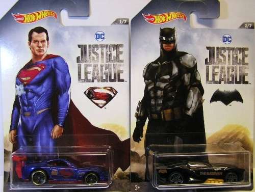 Hotwheels Hot Wheels Diecast Model Car Justice League Set TV Movie Wonder Woman Superman Batman Flas