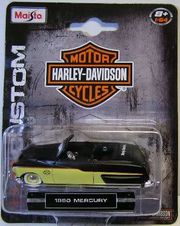 Maisto Diecast Model Car Harley Davidson Series Mercury Convertible 1950 1967 1/64 scale new in pack
