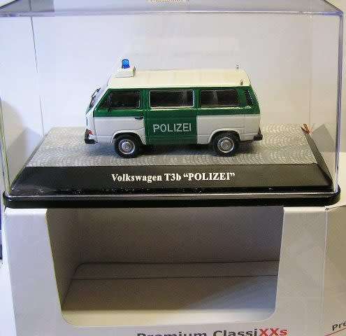 Premium Classixxs Diecast Model Car 13050 VW Volkswagen Kombi T3 Bus "Polizei" Ltd Ed 1/43 scale new