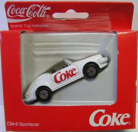 Edocar Diecast Model Car Coke Coca Cola Collectible Porsche 911 "Coke" 1/64 scale new in pack