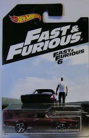 Hotwheels Hot Wheels Diecast Model Car Fast & Furious Movie Film TV Dodge Charger Daytona 1969