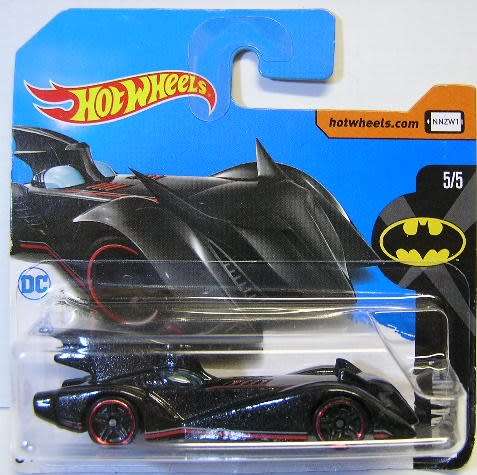 Hotwheels Hot Wheels Diecast Model Car 2017 190 / 365 DC Comics Batman Batmobile Movie Film 1/64 sca