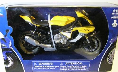 NewRay New Ray Diecast Model Motorcycle Bike Yamaha YZF R1 R 1 1/12 scale new in pack
