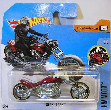 Hotwheels Hot Wheels Diecast Model Treasure Hunt 2017 Blast Lane Motorcycle Bike new in pack
