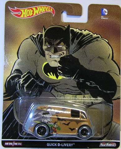 Hotwheels Hot Wheels Diecast Model Car Pop Culture DC Comics Quick D-Livery Van Batman new in pack