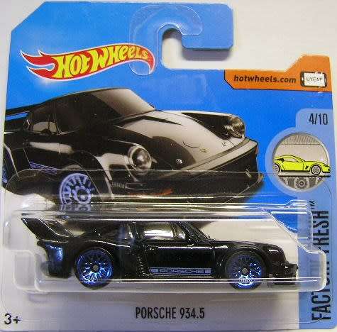 Hotwheels Hot Wheels Diecast Model Car 2017 320 / 365 Porsche 934.5 934 5 1/64 scale new