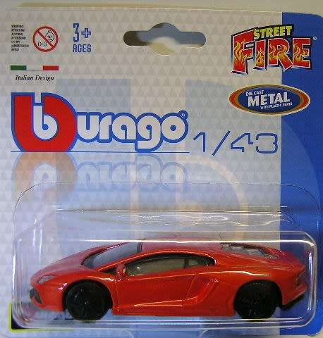 Burago Diecast Model Car Lamborghini Aventador LP 700-4 1/43 scale new in pack