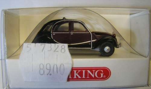 Wiking Model Car 0809 Citroen 2 CV 2CV 1/87 HO railway scale new in pack