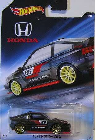 Hotwheels Hot Wheels Diecast Model Car Honda Collection Honda CR-X CRX 1985 No 85 1/64 scale new