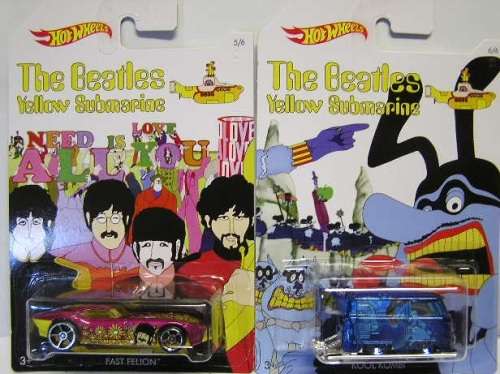 Hotwheels Hot Wheels Diecast Model Car Beatles Series 6 car set Kombi Mini Bump Around new in pack