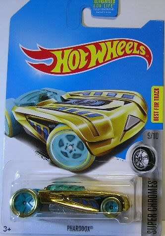 Hotwheels Hot Wheels Diecast Model Car Treasure Hunt 2017 Pharodox Super Chromes new in pack