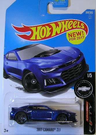 Hotwheels Hot Wheels Diecast Model Car 2017 First Ed 360 / 365 Chevy Chevrolet Camaro ZL 1 ZL1 2017