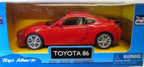 Diecast Model Car Top Mark Toyota 86 1/32 scale new in pack