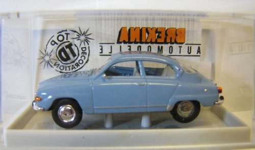 Brekina Model Car 28505 Saab 96 1/87 HO railway scale new in pack